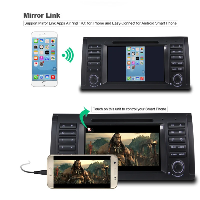 Discount IPS Android 8.0 OCTO CORE 4G RAM 32GROM CAR DVD player For BMW E39 X5 M5 E38 E53 GPS receiver Audio radio navigation multimedia 11