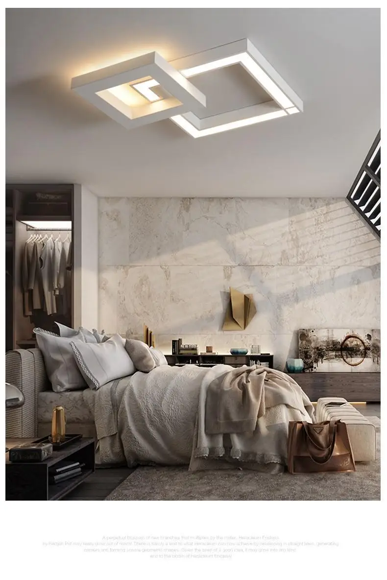 Лампада для гостиной Plafon Colgante Moderna Moderne Deckenleuchten освещение Plafonnier Lampara де TECHO LED потолочный светильник