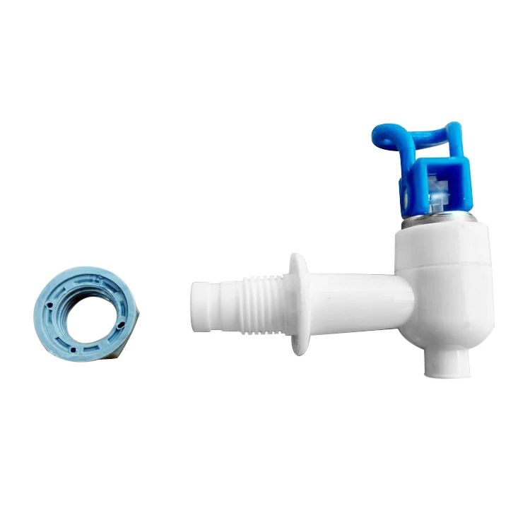

New Brand Water Dispenser Cooler Drink 7.3mm Exit Spigots Valve Faucet White Blue