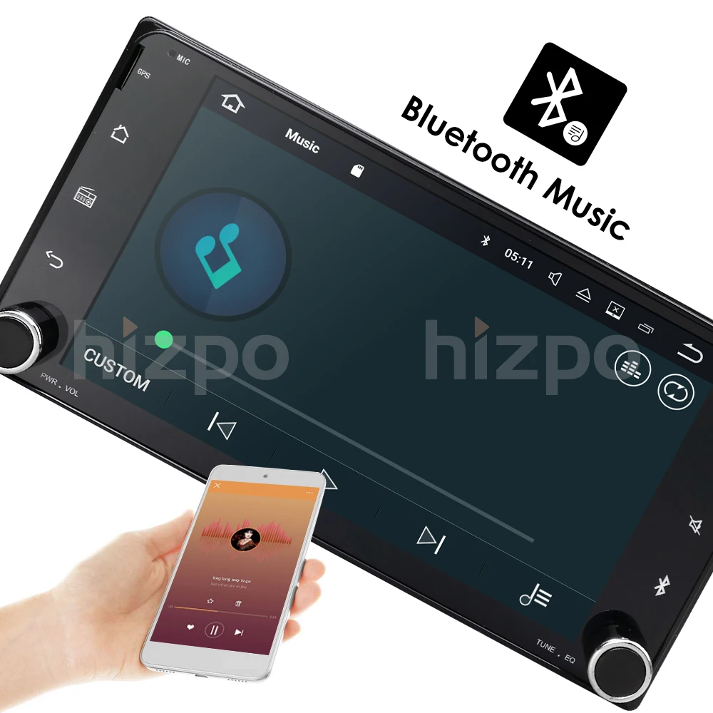 Perfect 7"2Din Octa-Core Android8.0 Car Stereo Radio for Toyota Hilux Corolla Camry Prado FJ HIACE Mirror Link WIFI 4G DVD Player+Camera 12