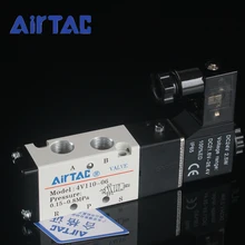 5 способ 2 положения PT1/8 IP65 Пневматический воздушный направленный контроль соленоидных клапанов DC 24V AC 220V 110V 12V 4V110-06