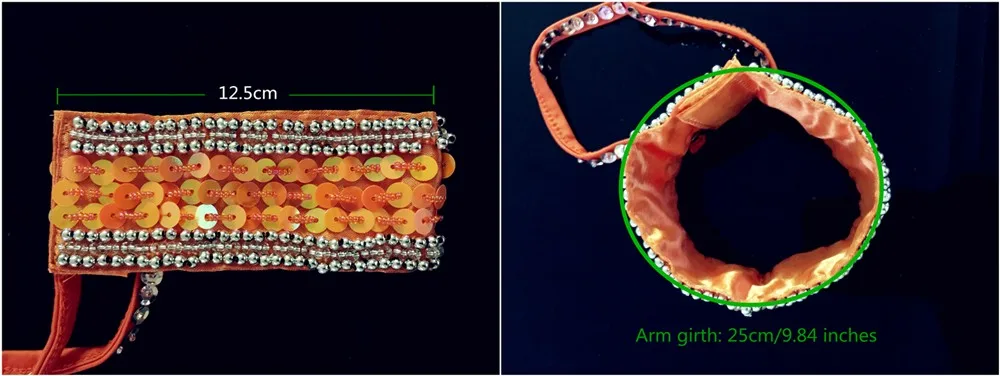 11 цветов рука рукав костюм для восточных танцев аксессуары 1 шт. стрейч крест ремень регулируемые блестки живота ленточки для танцев