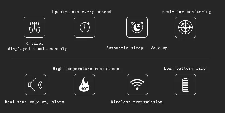 Infitary автомобильный TPMS для Android навигационная система контроля давления в шинах комплект USB интерфейс с 4 датчиками охранная сигнализация