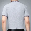 Polo en tricot à manches courtes pour hommes, vêtements à la mode, solide, Cool, été, 2022, 600 ► Photo 2/6