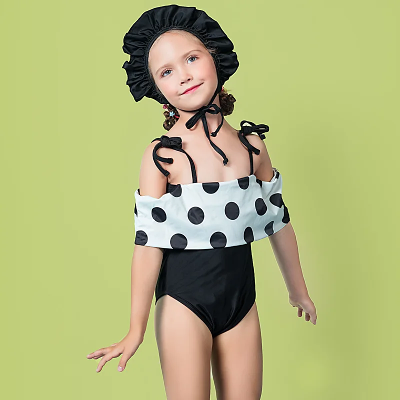 Children's Swimsuit Kids Girls 2019 Clothes For Baby Child Swimwear Girl Rash Guard Guards Children Super Cute Cap Animal