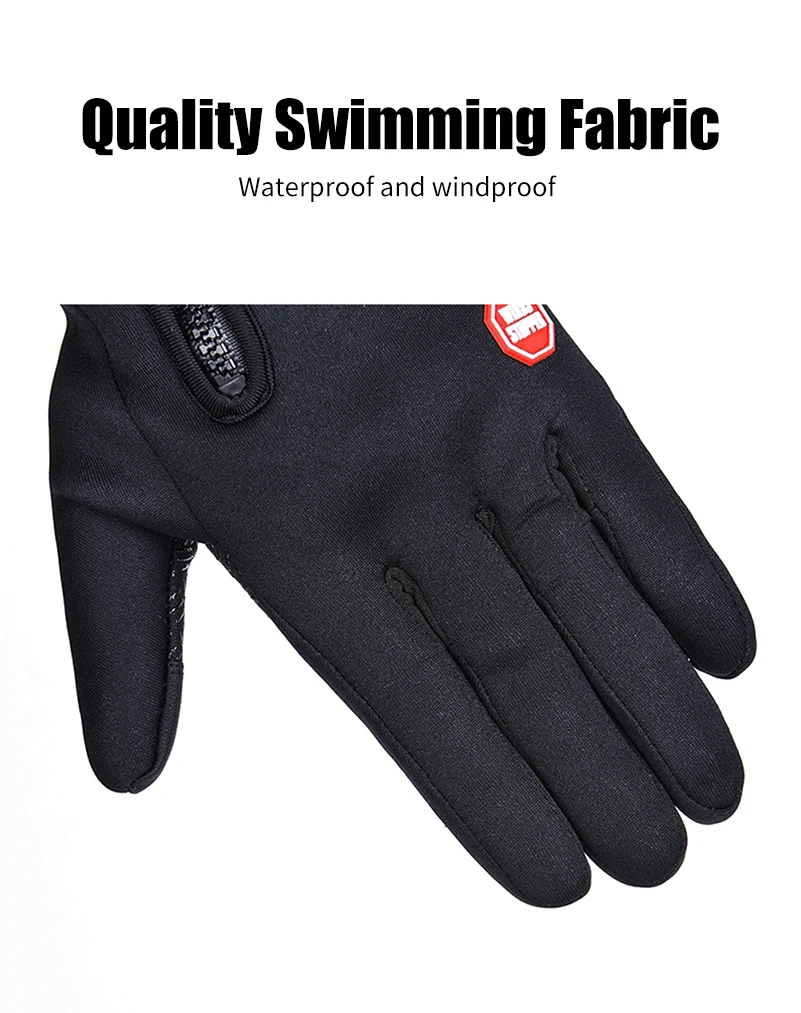 WEST BIKING Зимние перчатки для велоспорта, теплые термальные уличные спортивные перчатки, ветрозащитные перчатки для походов, рыбалки, сенсорного экрана, велосипедные перчатки