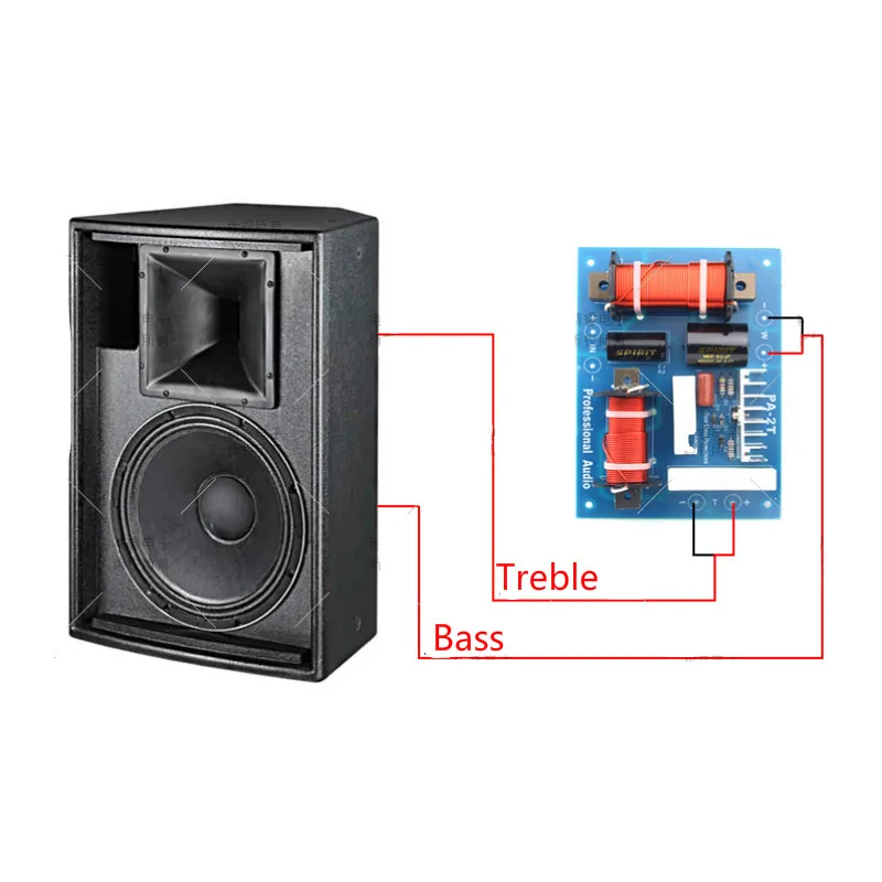 AIYIMA динамик Профессиональный разделитель частоты сценический бас ВЧ два способа кроссовер аудио делитель фильтры для домашнего кинотеатра