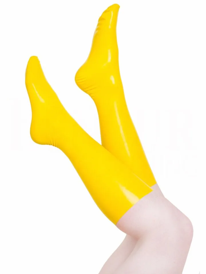 Handmade Fetish latex socks unisex rubber sock different colorin Sexy Costumes from Novelty