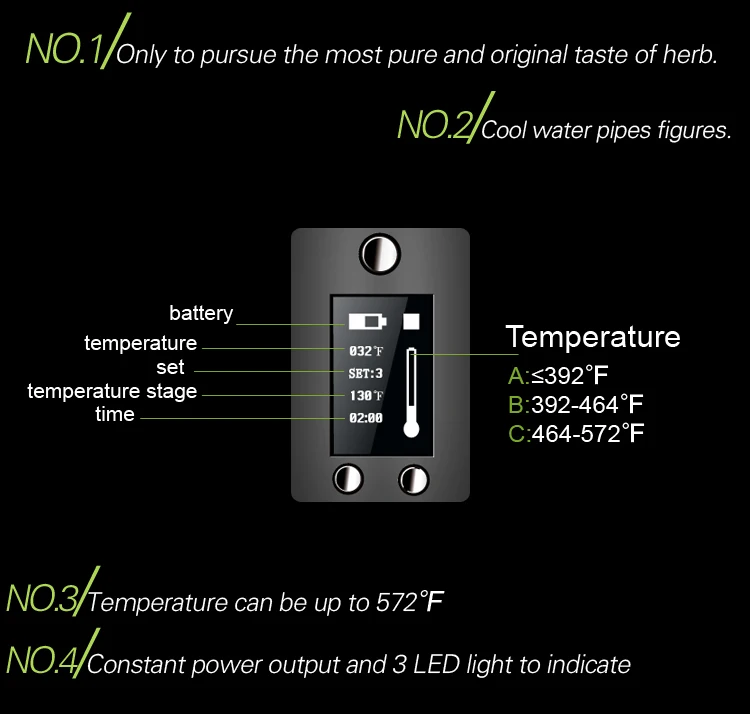 JOMOTECH 2200mAh Battery E Cigarette Dry Herb Vaporizer Kit 7.4 Input Voltage Ecig Portable Hookah Dry Herb Vape 014