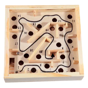 

Ball In Maze Puzzle Handcrafted Toys Mini Wooden Labyrinth Board Game New Children Educational Toys Antistress Toy