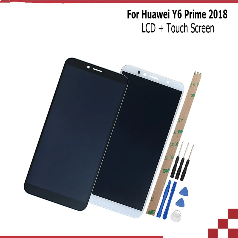 

For Huawei Y6 Prime 2018 LCD Display And Touch Screen 5.7 inch Phone Accessories Huawei Y6 Prime 2018 +Tools And Adhesive