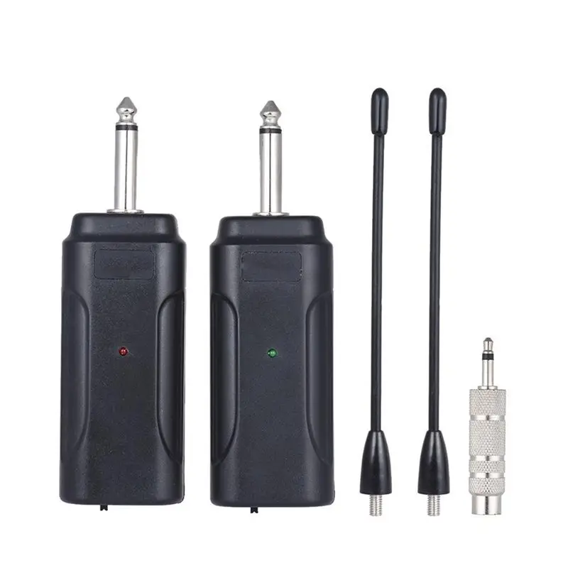 

Portable Wireless Audio Transmitter Receiver System for Electric Guitar Bass Electric Violin Musical Instrument