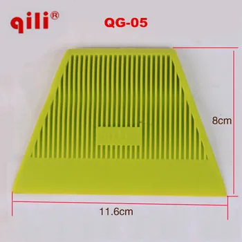 

10pcs QILI QG-05 trapezoid car vinyl film wrapping tools squeegee with POM wall paper scraper tool mobile screen squeegee tool