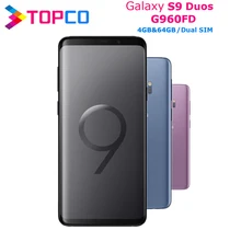 Samsung Galaxy S9 Duos G960FD desbloqueado teléfono móvil Dual SIM 4G LTE NFC Exynos 9810 Octa Core 5,8