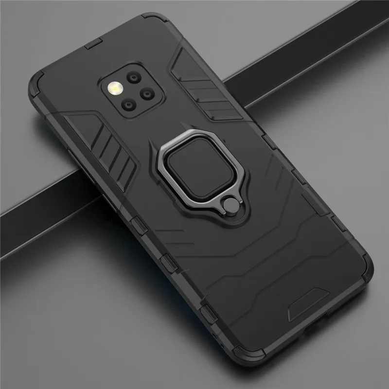 For HUAWEI Mate 20 Pro Case Car Holder Magnetic Suction Ring Bracket Rugged Armor Phone Cover For HUAWEI Mate 20X  20 Lite Capa (20)