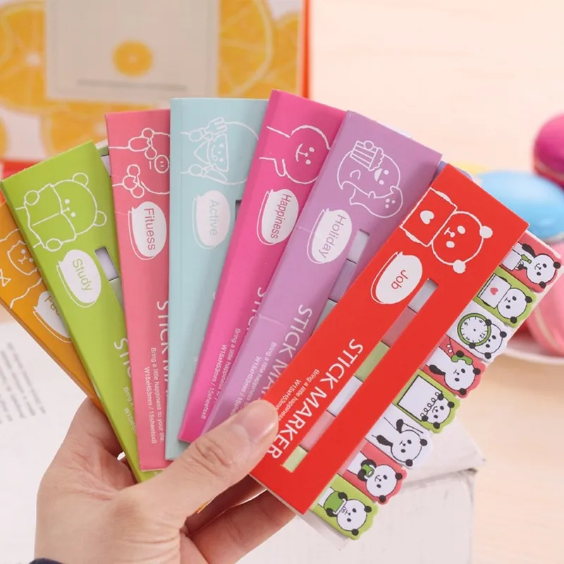 

Panda Memo Pad Kawaii Stationery Sticky Notes Paper Planner Stickers Scrapbooking Cute Post It Notebook Diy Stationary Stickers