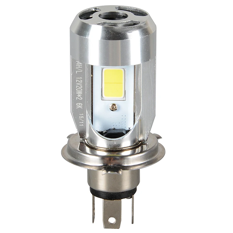 RACBOX 20W H4 светильник для головы мотоцикла 2000LM светодиодный COB DC 12V фара Фара лампа