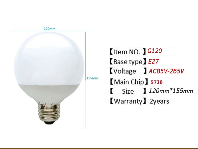 Лампада светодиодный светильник E27 Bombillas светодиодный лампы 10 W 20 W 30 W Холодный/теплый белый AC 110 V-240 V SMD5730 Spotlight ампулы