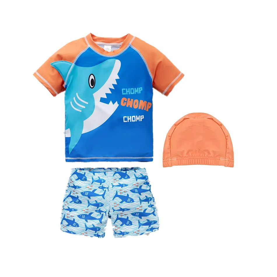 

Kavkas 2019 Kids Boys Swimsuit Summer Boys Swimwear Cool Ocean Animal Printed Children Bathing Wear Beachwear Child Swimming