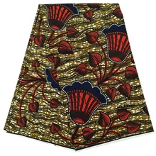 Гарантированное качество африканский восковой материал воск Ткань 6 ярдов высокого качества голландский воск Мода дизайн Анкара ткань V733