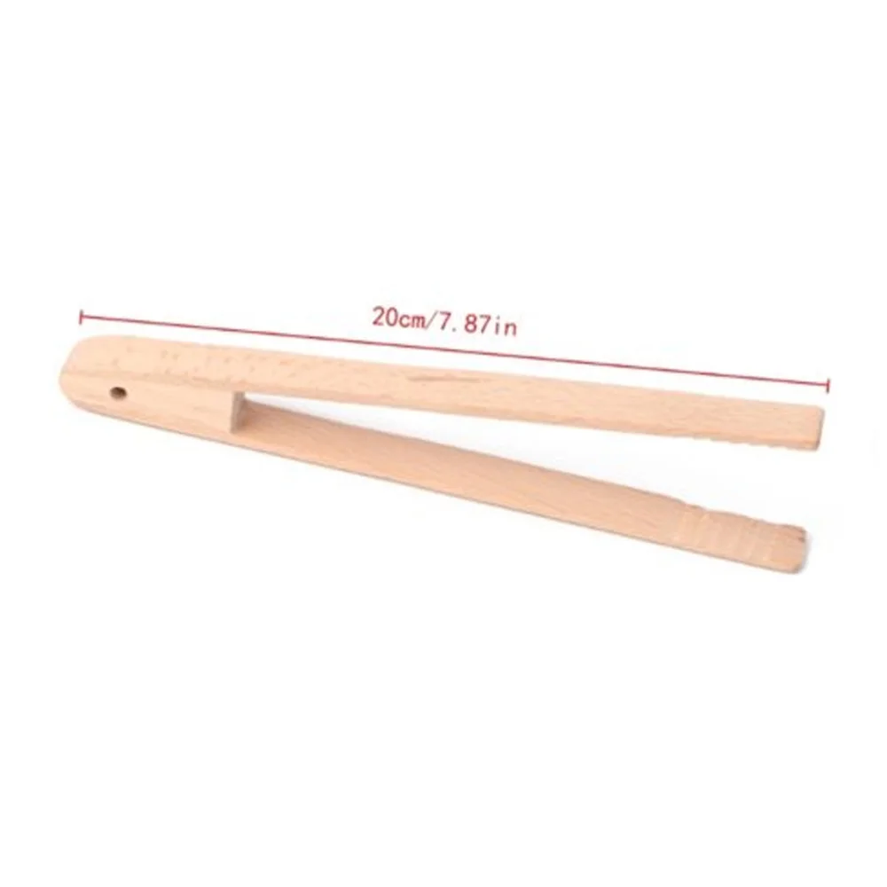 

1pcs Wooden Food BBQ Salad Tong Cake Pastry Tea Clip Clamp Kitchen Tool Tongs size Long 20cm/30cm/32cm