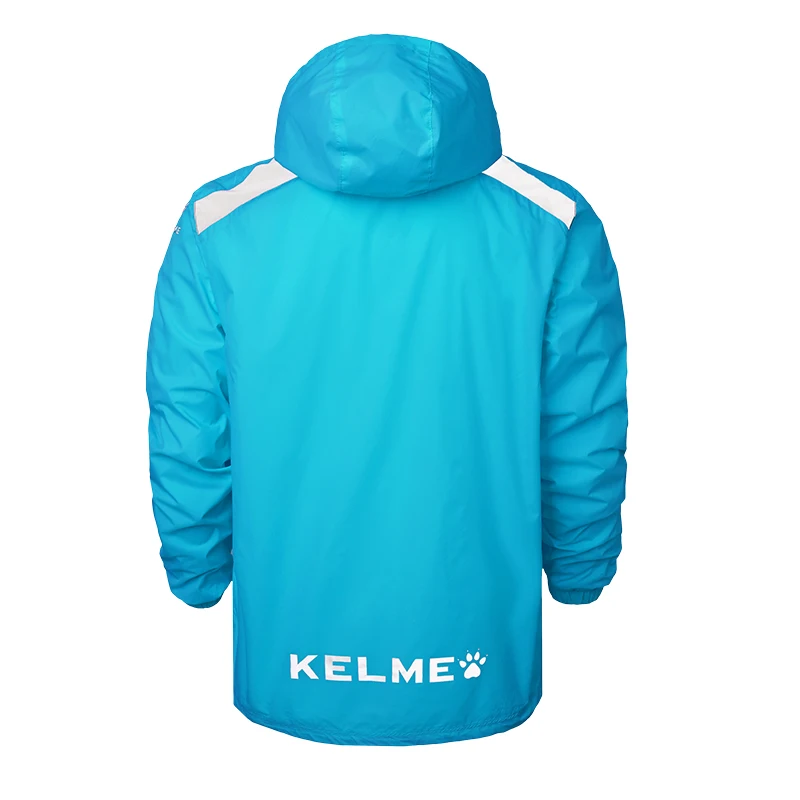 KELME, Спортивная Мужская Детская футбольная майка, куртка для бега, тренировочная куртка для упражнений, ветрозащитная одежда, пальто K15S605