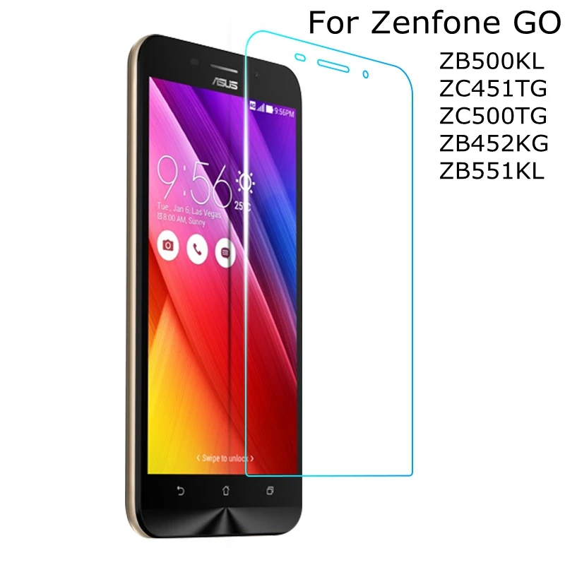 

FRVSIMEM Tempered Glass For ASUS Zenfone GO ZC500TG ZC451TG ZB452KG ZB551KL ZB500KL Screen Protector Cover Screen Protector Flim