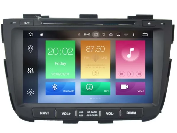 Perfect Android 8.0 octa core 4GB RAM car dvd player for KIA SORENTO 2013 ips touch screen head units tape recorder radio with gps 3