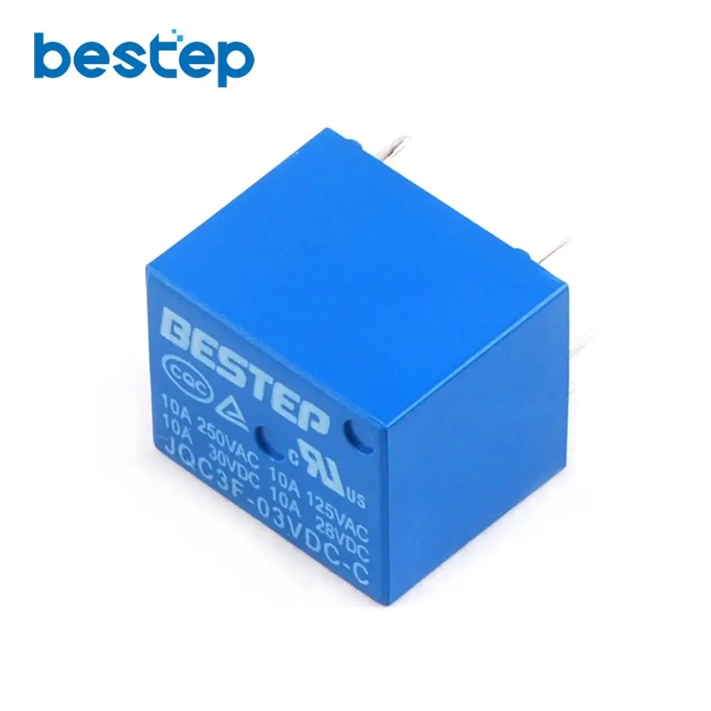 5 шт BESTEP T73 3V реле синий JQC3F 03VDC C|relay 3v| |