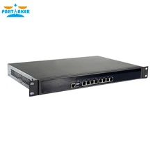 Partaker R14 ROS 8 портов сервер межсетевого экрана с бортовым Intel I5 2467 M/2557 M двухъядерным 4G ram 64G SSD
