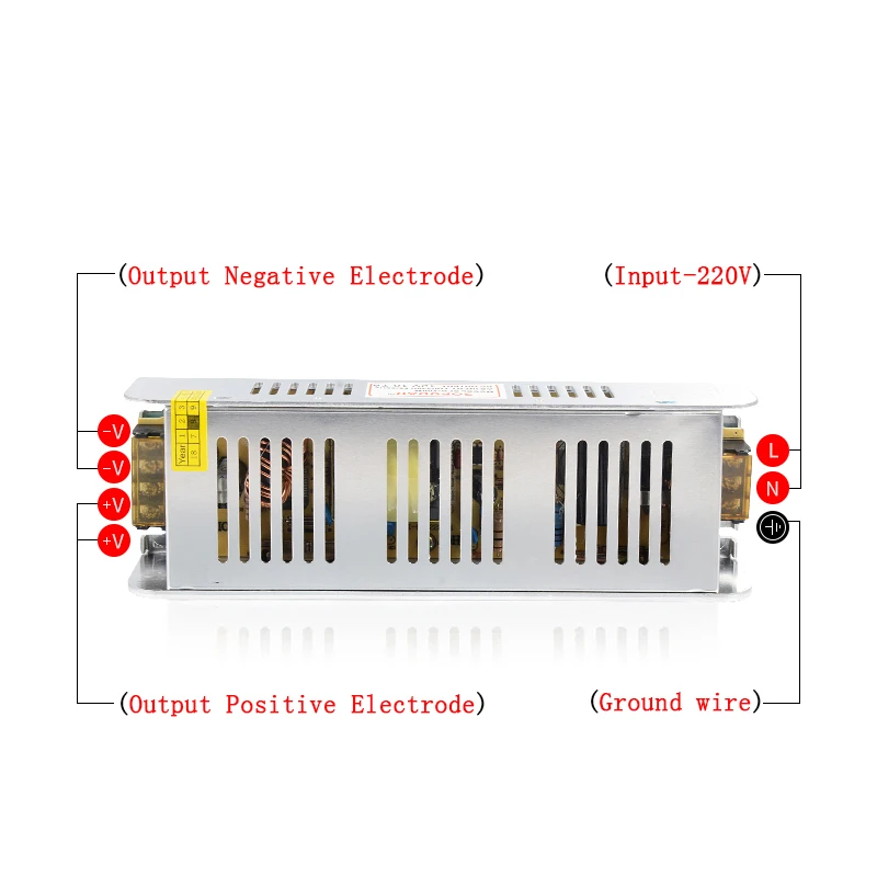 Светодиодный адаптер питания 12 В 5A 10A 15A 30A AC220V DC12V светодиодный трансформатор 60 Вт