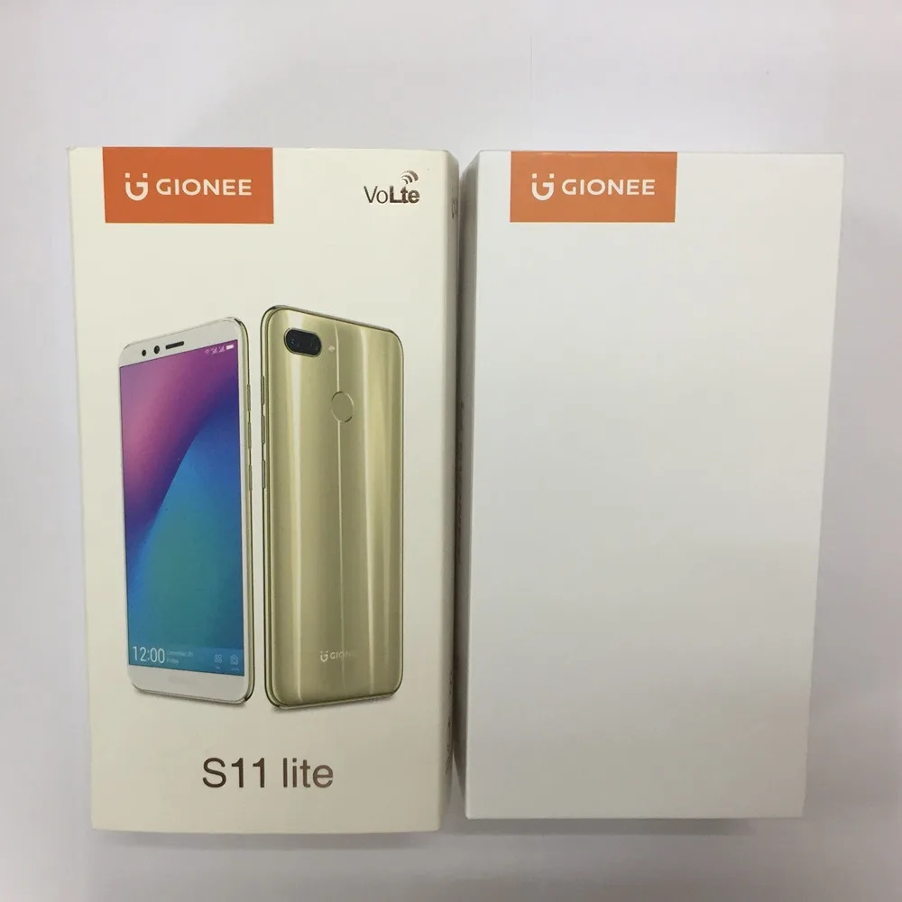GIONEE S11 lite Mobilephone Octa Core 4G RAM 32G ROM 3030mAh Display 5.7" 18:9 Front 16.0MP Camera Snapdragon MSM8937 Smartphone