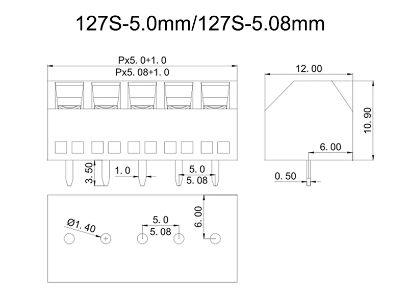 127S-5.0mm127S-5.08mm
