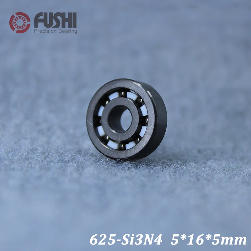 fennirace 1PC 5165 Mm Si3N4 Material 625CE All Silicon Nitride Ceramic Ball Bearings 625 Full Ceramic Bearing fennirace 1PC 5165 Mm Si3N4 Material 625CE All Silicon Nitride Ceramic Ball Bearings 625 Full Ceramic Bearing