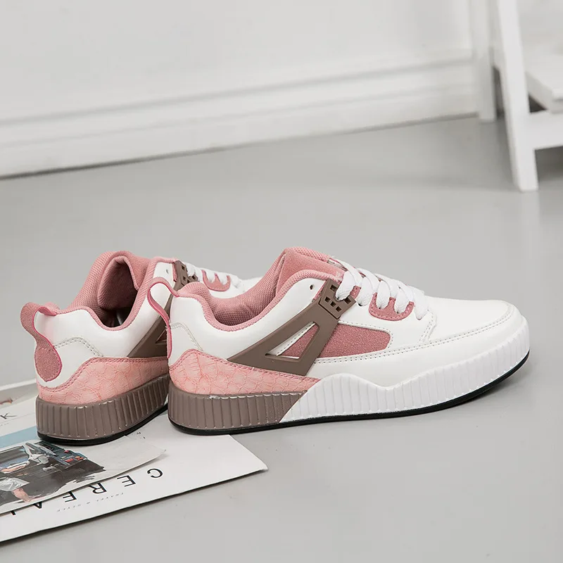 JINBEILEE Spring and Autumn Edition New Female Skateboard Shoes Sports Casual Shoes Fashion Small White Shoes Women