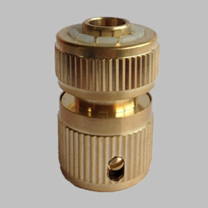 10 Type 3/4" Threaded Brass Hose Tap Connector Garden Water Pipe Adaptor Brass Hose Tap Connector