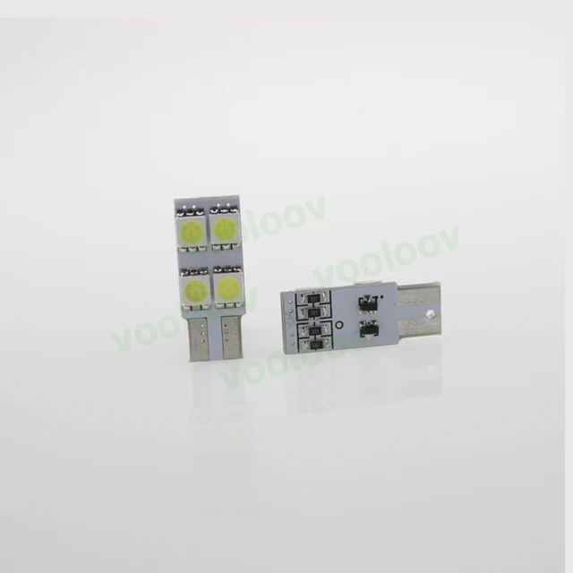 Yoins 2 шт./лот 192 W5W T10 4smd 5050 LED автомобилей хвост коробки лампочки без полярности Авто Подсветка багажника чтения