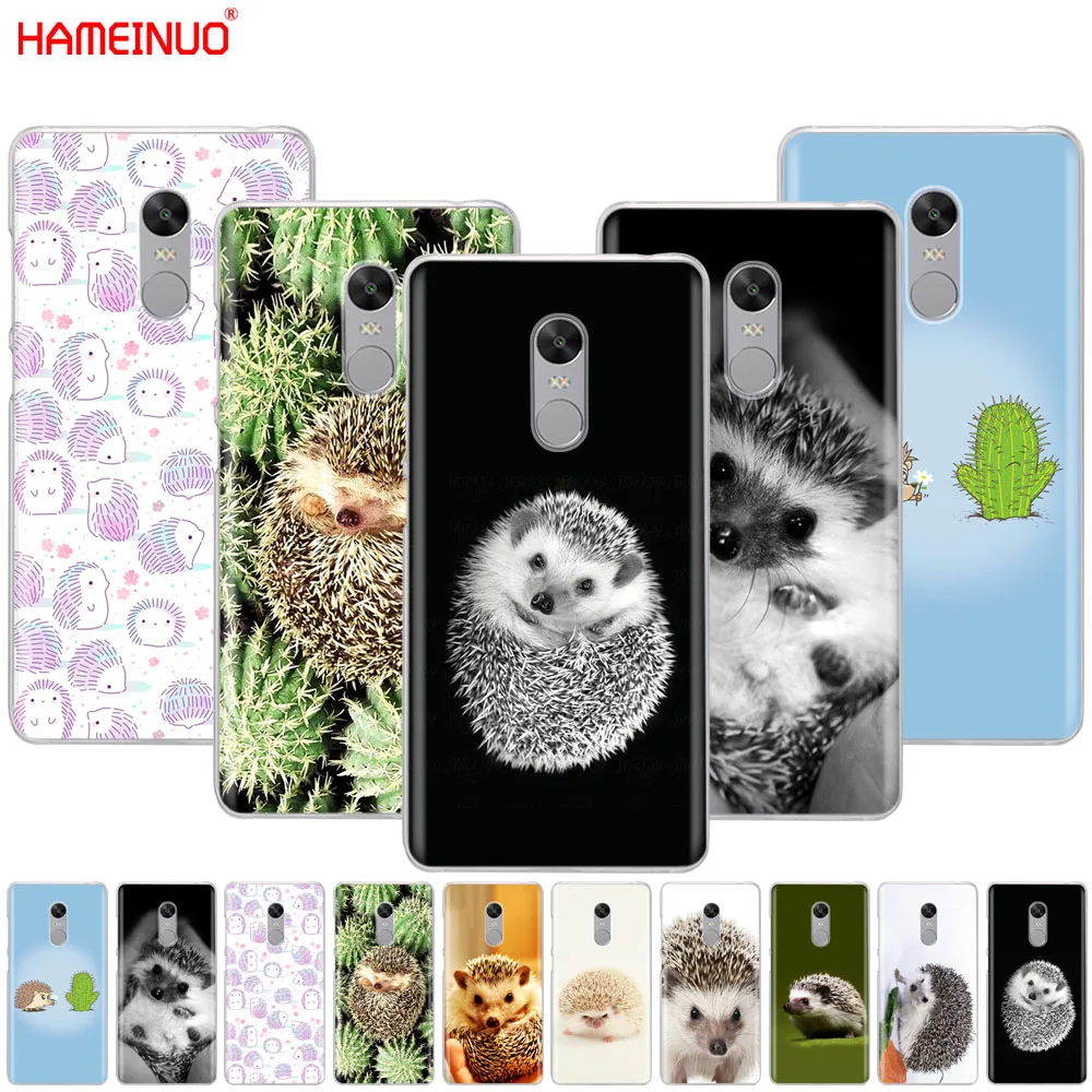 

HAMEINUO hedgehog Cute animal cartoon Cover phone Case for Xiaomi redmi 5 4 1 1s 2 3 3s pro PLUS redmi note 4 4X 4A 5A