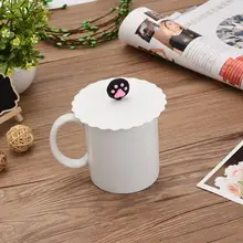 Модная творческая пища силиконовая крышка чашки термостойкая безопасный силиконовый чехол