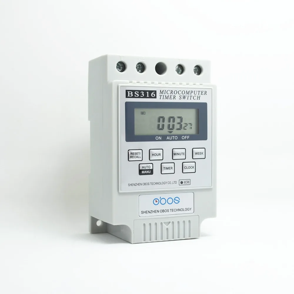 

New KG316T AC 220V 50HZ/60HZ 25A Din Rail Digital Timer Switch