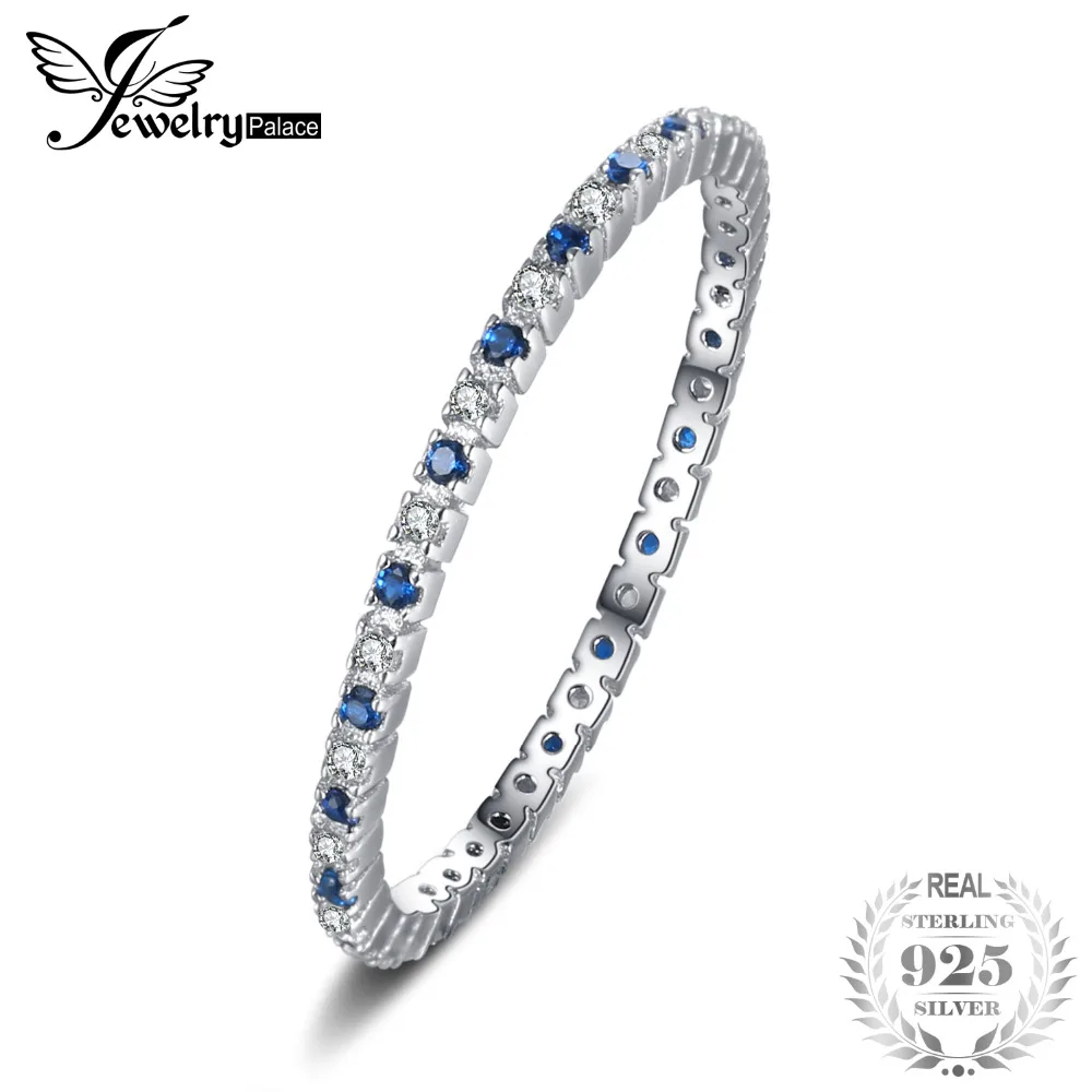 Ringe Jewelrypalace Ring Silber 925 Blau Spinell Hochzeit Band Ringe Für Frauen 925 Sterling Silber Marke Mode Klassischen Feinen Schmuck