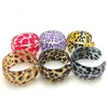 24pcs/pack Leopard Plastic Bangle, Wholesale Fashion Jewelry Bangle, Acrylic Big Bangle 1