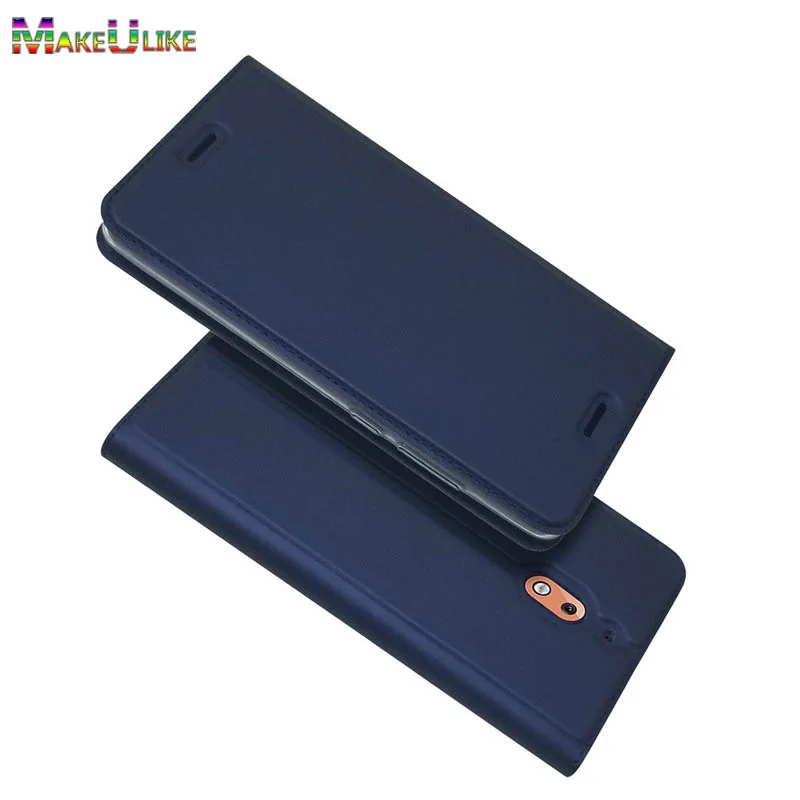 

MAKEULIKE Slim Magnetic Case For Nokia 2.1 Nokia2.1 Flip Cover PU Leather Phone Bags Cases For Nokia 2 Nokia2 Coque