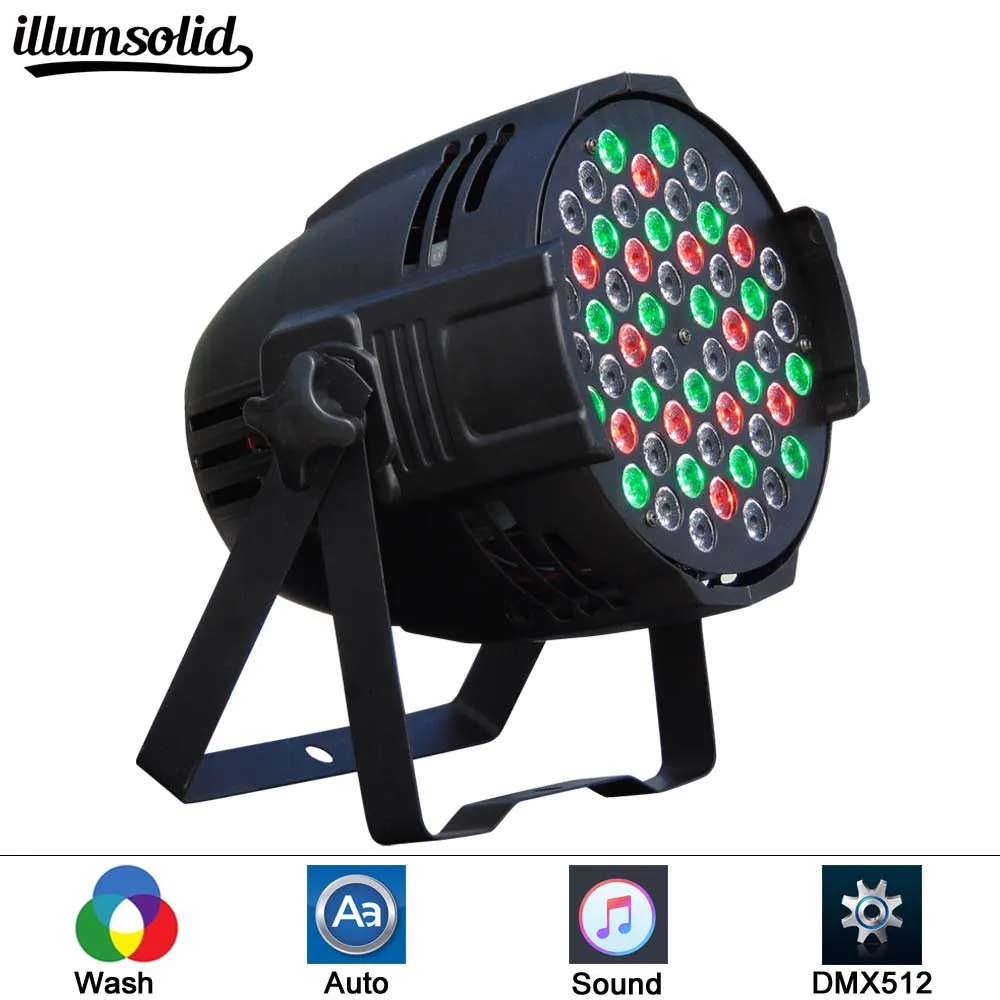

Par Light 54 LED RGB 3IN1 54*3LED Stage Lighting DMX 512 Club Disco Party Ballroom KTV Bar Wedding DJ