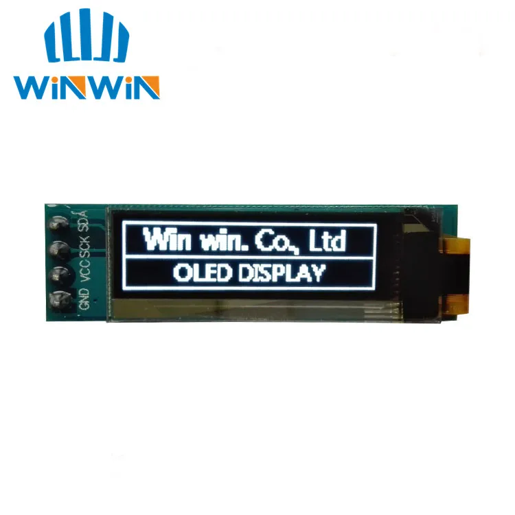 

D24 10pcs 0.91 inch OLED module 0.91" white OLED 128X32 OLED LCD LED Display Module 0.91" IIC Communicate