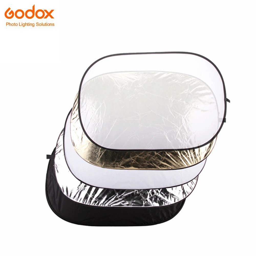 

Godox 5-in-1 200x150cm rectangle collapsible Light Reflector Diffuser Discs with Translucent Silver Gold White Black