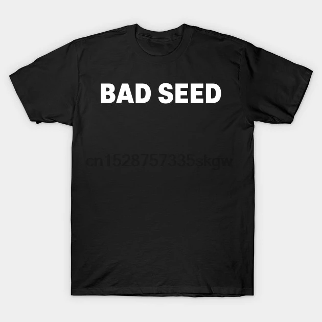 Мужская футболка с коротким рукавом Wo изображением группы Bad seed Ник