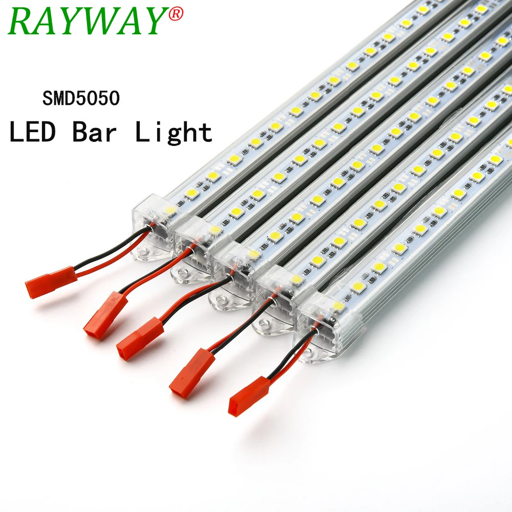 RAYWAY led strip bar 5pcs*50cm led rigid strip DC 12V SMD 5050 LED Hard