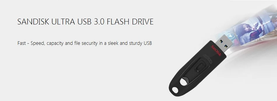 Двойной Флеш-накопитель SanDisk CZ48 USB флэш-накопитель 16 Гб оперативной памяти, 32 Гб встроенной памяти, 64 ГБ флэш-накопитель Высокая скорость передачи данных до 100 МБ/с. 128 cle usb 256 ГБ usb флэш-память 3,0 флеш-накопитель u-диск