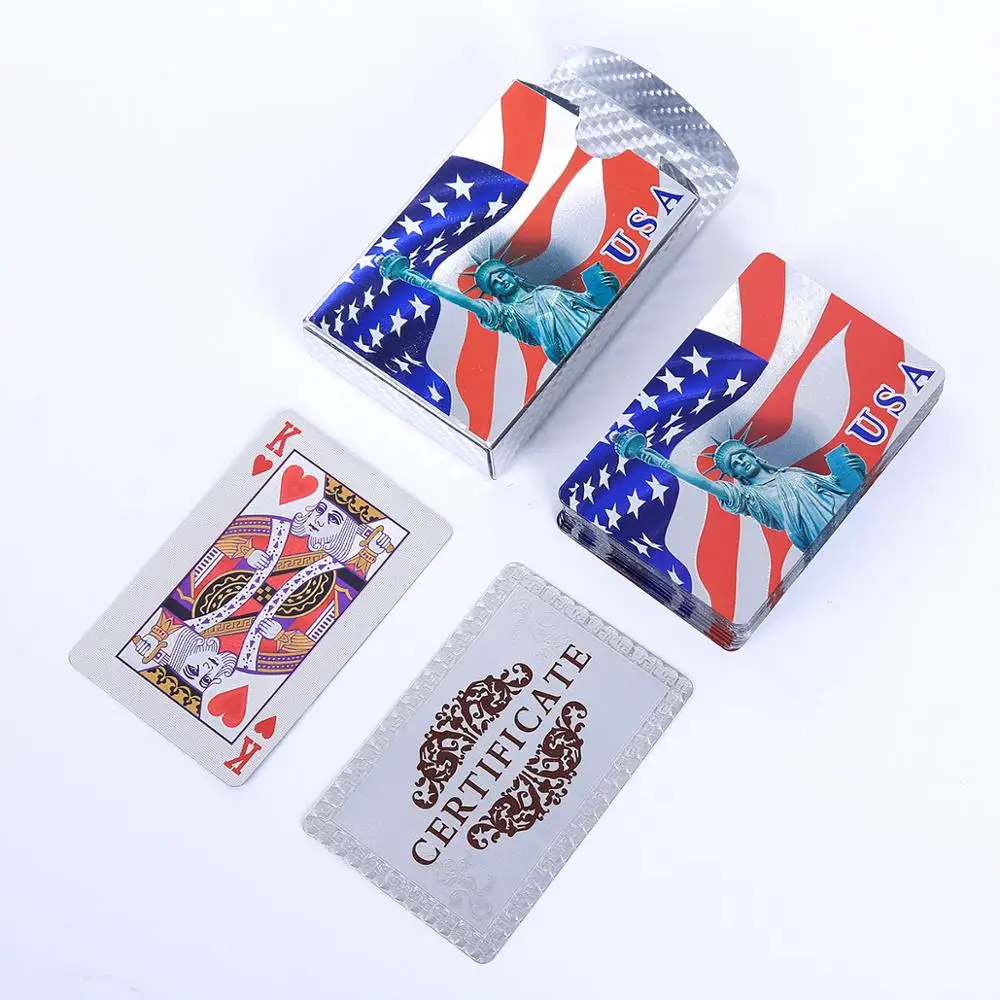 США стиль пластиковые игральные карты прочный креативный подарок игральные карты водонепроницаемые карты для покера карты игры
